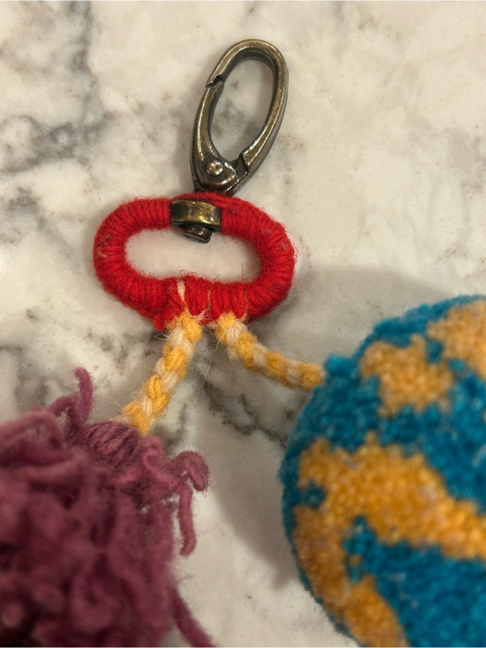 Noonday Collection Vibrant Pom Tassel Bag Charm - Picture 5 of 7